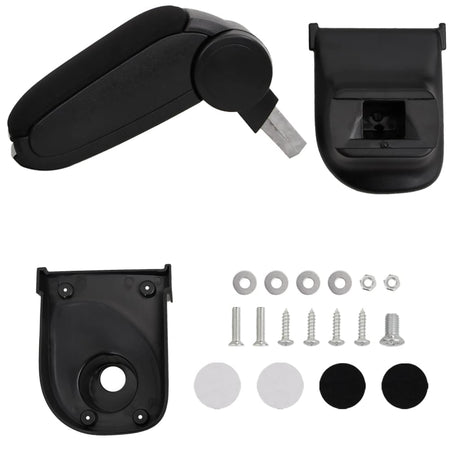 Vidaxx accoudoir 15x35x (30-47) cm abs noir