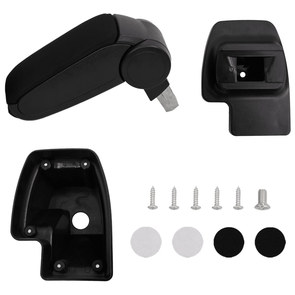 Vidaxx accoudoir 15x35x (33-49,5) cm abs noir