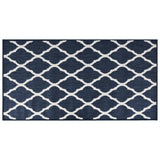 Vidaxx tapis d'extérieur réversible 80x150 cm bleu marine et blanc