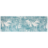 Vidaxx tapis d'extérieur réversible 80x250 cm aqua et blanc
