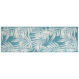 Vidaxx tapis d'extérieur réversible 80x250 cm aqua et blanc