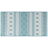 Vidaxx tapis d'extérieur réversible 80x150 cm aqua et blanc