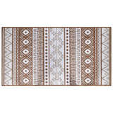 Vidaxx tapis d'extérieur réversible 80x150 cm marron et blanc