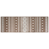 Vidaxx tapis d'extérieur réversible 80x250 cm marron et blanc