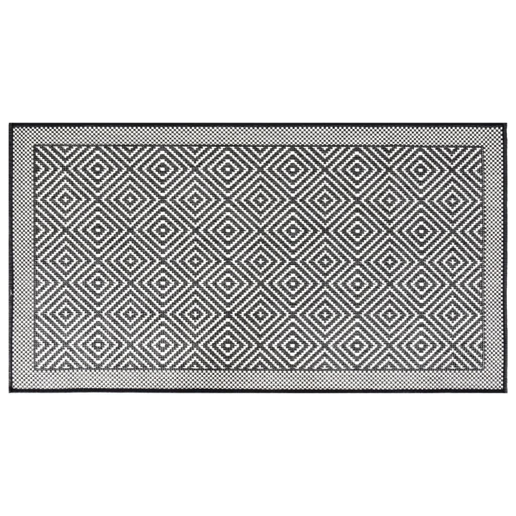 Vidaxx tapis d'extérieur réversible 80x150 cm gris et blanc