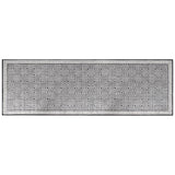 Vidaxl Outdoor Teppich reversibler 80x250 cm grau und weiß