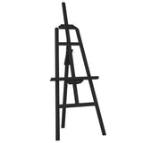 Vidaxl Easel 53.5x95x127 cm Solid Pine Black