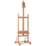 Vidaxl Easel 55x53.5x178 cm Legno di faggio solido