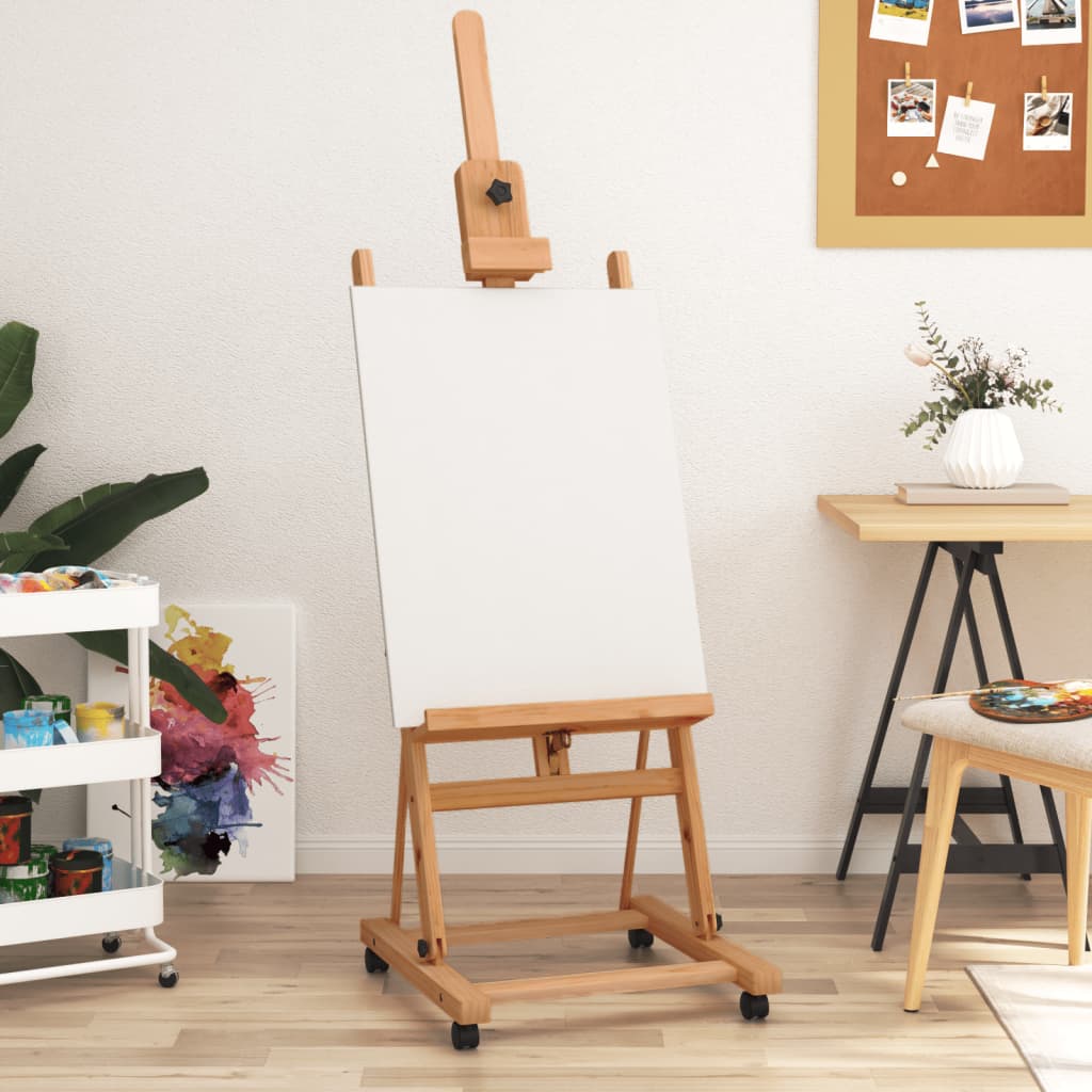 Vidaxl Easel 55x53.5x178 cm Solid bøg træ