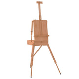 Vidaxl Easel 81x121x173 cm solid bøg træ