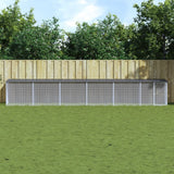 VidaXL Poulailler avec Toit 603x98x90 cm Acier Galvanisé Anthracite