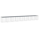 VidaXL Poulailler avec Toit 803x98x90 cm Acier Galvanisé Anthracite