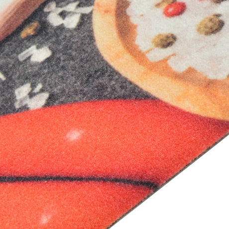 Vidaxx tapis de cuisine lavable imprimé végétal 45x150 cm velours