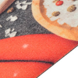 Vidaxx tapis de cuisine lavable imprimé végétal 60x300 cm velours