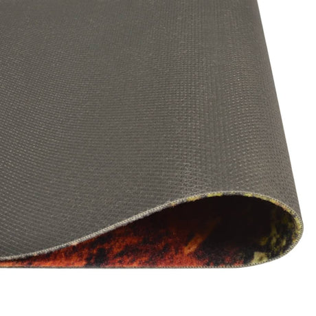 Vidaxx tapis de cuisine lavable cuillère et imprimé herbes 45x150 cm velours