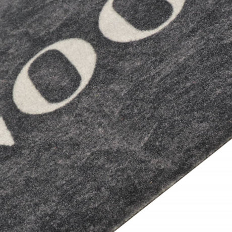 Vidaxx tapis de cuisine lavable imprimé de cuisine 45x150 cm velours noir