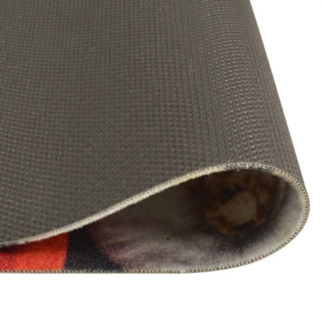 Vidaxx tapis de cuisine lavable imprimé vin et dîner 60x180 cm velours