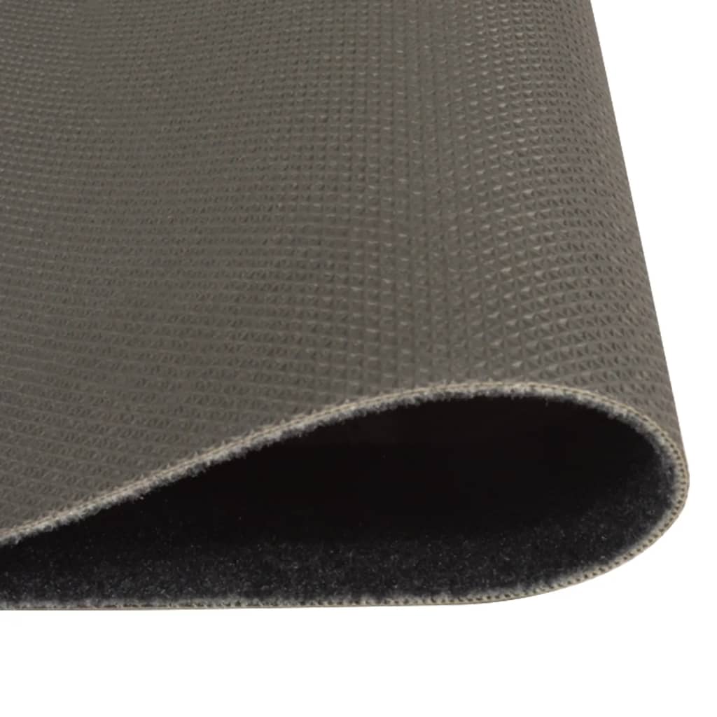 Vidaxx tapis de cuisine lavable imprimé café 60x180 cm velours noir