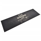 Vidaxx tapis de cuisine lavable imprimé de cuisine 60x180 cm velours noir