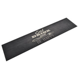 Vidaxx tapis de cuisine lavable imprimé de cuisine 60x300 cm velours noir