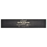 Vidaxx tapis de cuisine lavable imprimé de cuisine 60x300 cm velours noir