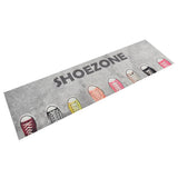Vidaxx tapis de cuisine lavable shoezone imprimé 45x150 cm velours