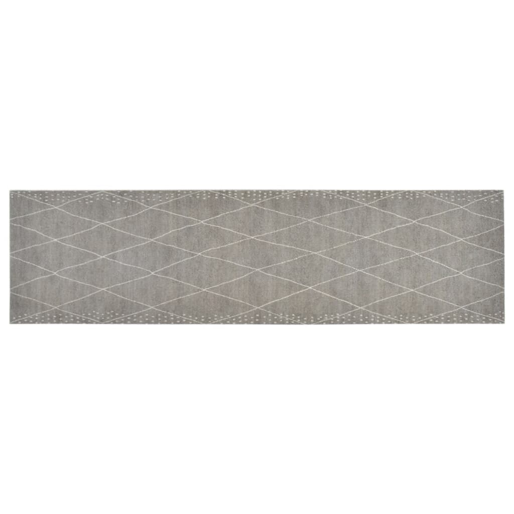 Vidaxx tapis de cuisine lavable à carreaux 45x150 cm velours