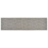 Vidaxx tapis de cuisine lavable à carreaux 45x150 cm velours