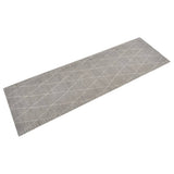 Vidaxx tapis de cuisine lavable à carreaux 60x180 cm velours