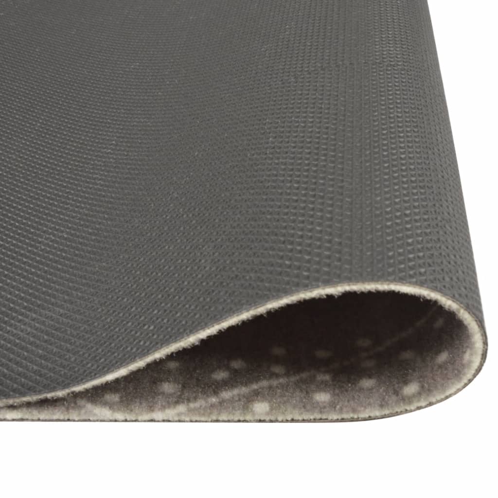 Vidaxx tapis de cuisine lavable à carreaux 60x180 cm velours