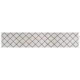 Vidaxx tapis de cuisine lavable à carreaux 60x300 cm velours