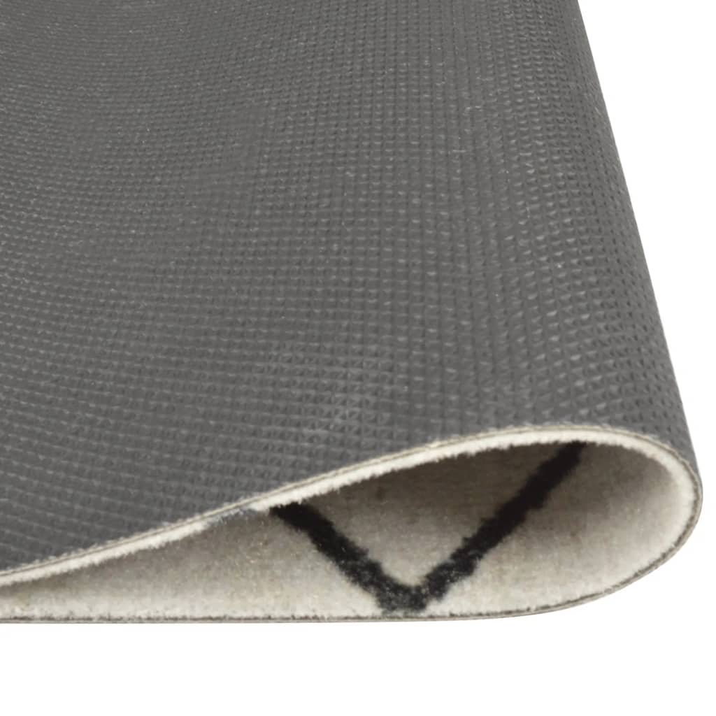 Vidaxx tapis de cuisine lavable à carreaux 60x300 cm velours