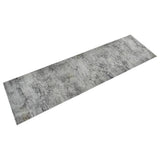 Vidaxx tapis de cuisine lavable imprimé béton 45x150 cm velours