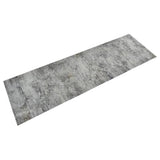 Vidaxx tapis de cuisine lavable imprimé béton 60x180 cm velours