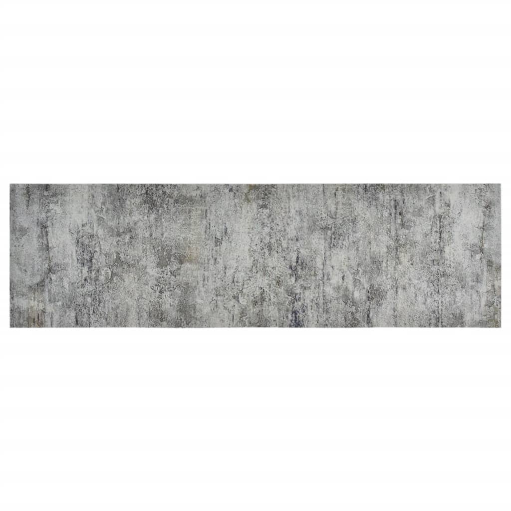Vidaxx tapis de cuisine lavable imprimé béton 60x180 cm velours