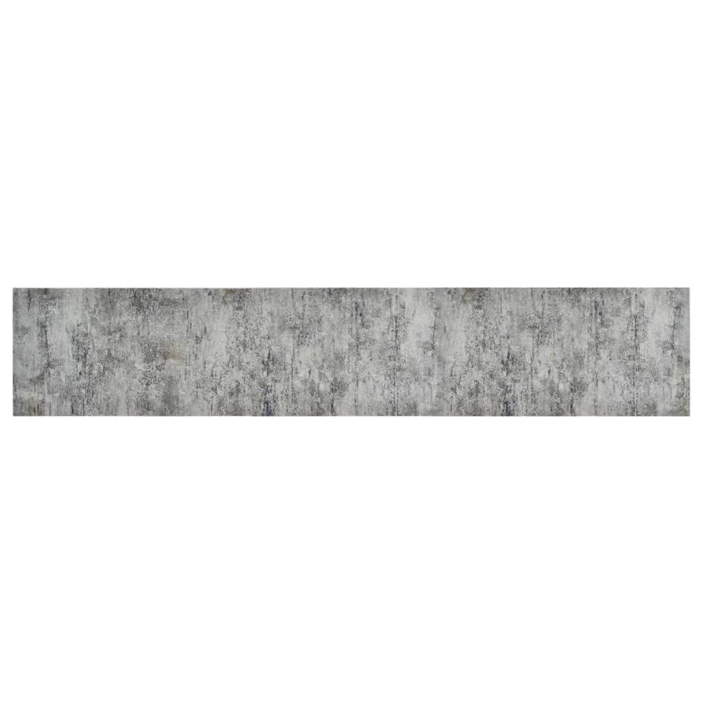 Vidaxx tapis de cuisine lavable imprimé béton 60x300 cm velours
