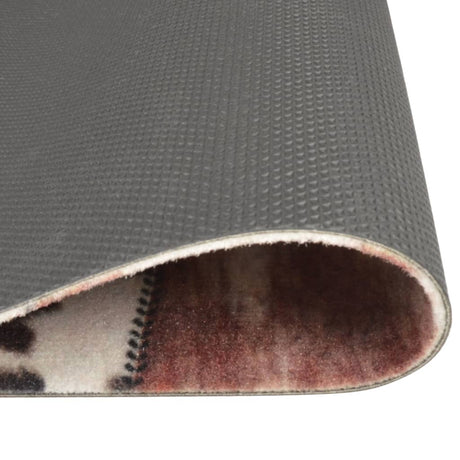 Vidaxx tapis de cuisine lavable imprimé peau d'animal 60x180 cm velours