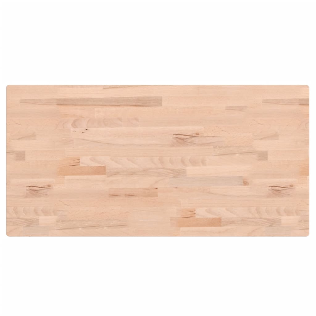 Plan vasque Vidaxx 80x40x1,5 cm en bois de hêtre massif