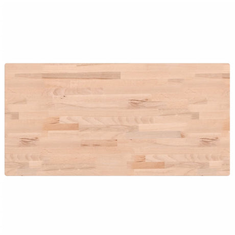 Plan vasque Vidaxx 80x40x1,5 cm en bois de hêtre massif