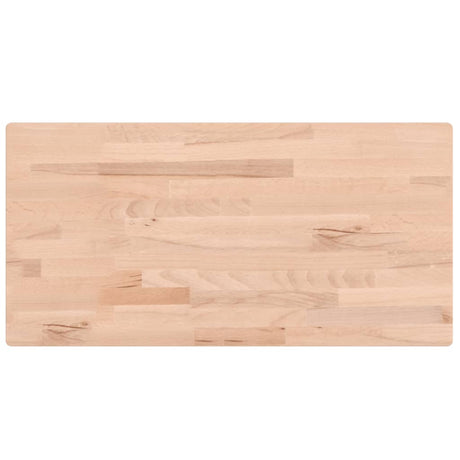 Plan vasque Vidaxx 100x50x1,5 cm en bois de hêtre massif
