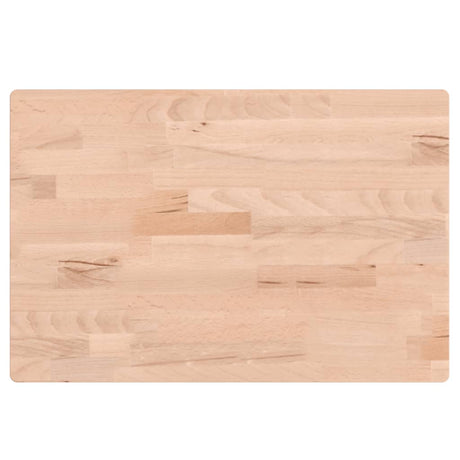 VidaXL Plan de lavabo 60x40x1,5 cm bois de hêtre massif