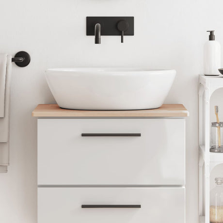 VidaXL Plan de lavabo 60x40x1,5 cm bois de hêtre massif