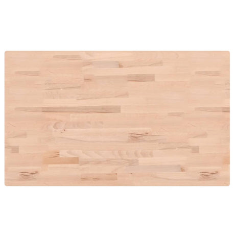 Plan vasque Vidaxx 100x60x1,5 cm en bois de hêtre massif
