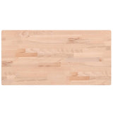 Plan vasque Vidaxx 80x40x2,5 cm en bois de hêtre massif