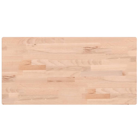 Plan vasque Vidaxx 80x40x2,5 cm en bois de hêtre massif