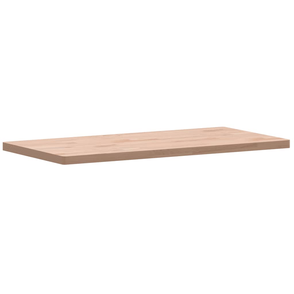 Plan vasque Vidaxx 80x40x2,5 cm en bois de hêtre massif