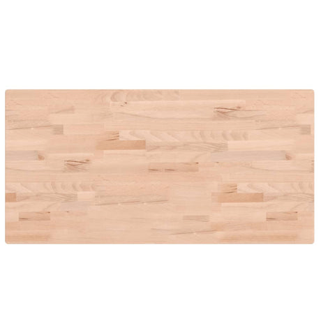 Plan vasque Vidaxx 100x50x2,5 cm en bois de hêtre massif