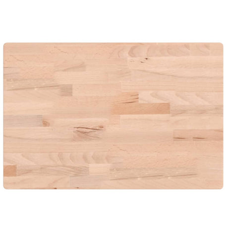 Plan vasque Vidaxx 60x40x2,5 cm en bois de hêtre massif