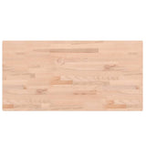 Vidaxx plan de lavabo 100x50x4 cm en bois de hêtre massif