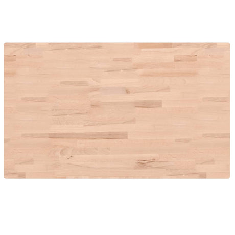 Vidaxx plan de lavabo 100x60x4 cm en bois de hêtre massif